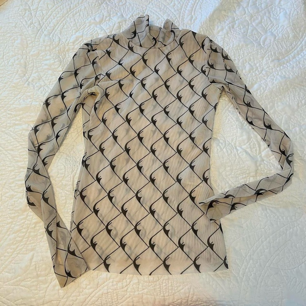 Baum Und Pferdgargen Mesh Turtleneck - PEAK SCANDI STYLE